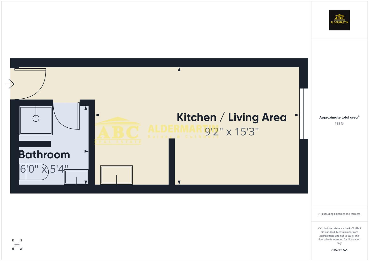 Flat 2, 57, Church Road, London floorplan
