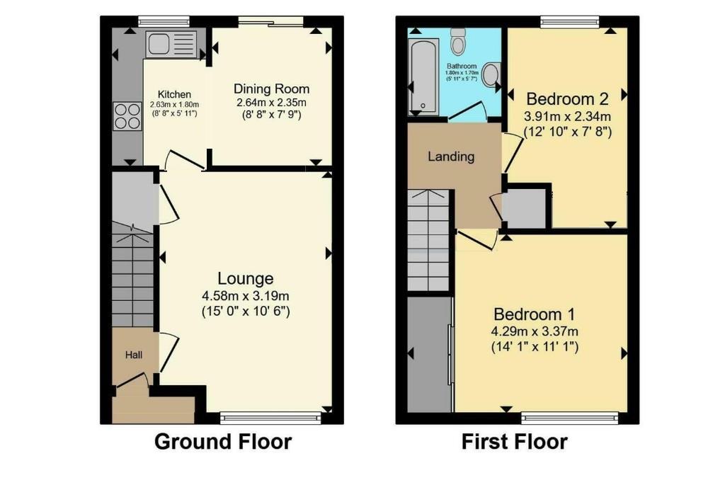 60, Redwood Road, Poole floorplan