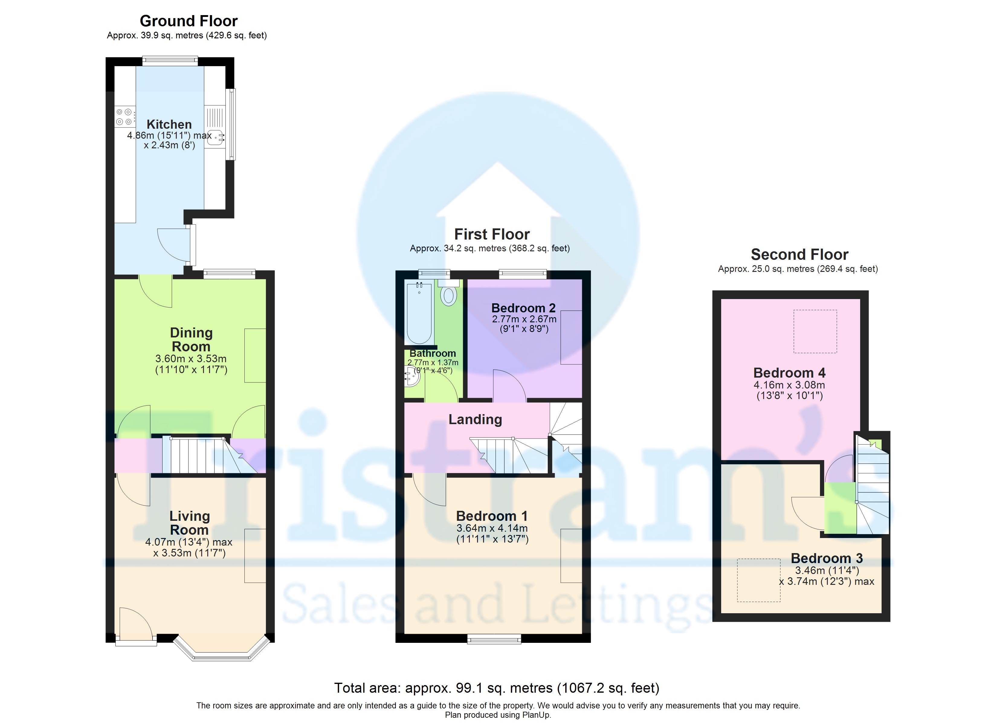 18, Lace Street, Nottingham floorplan