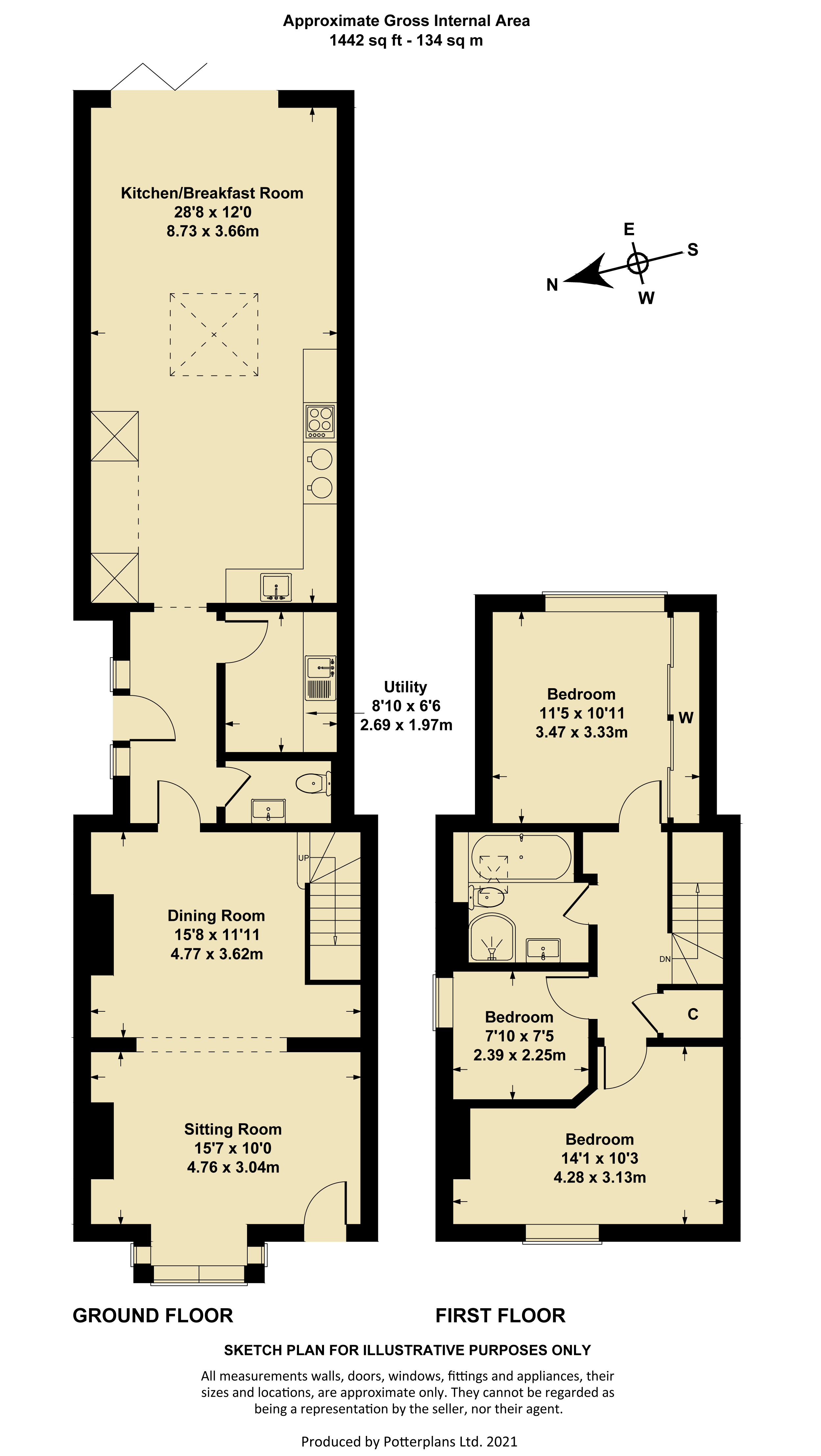 9, Copt Elm Road, Cheltenham floorplan