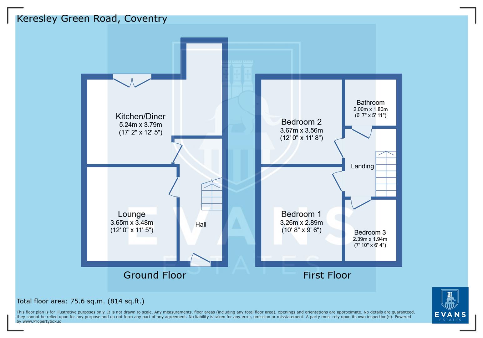 Keresley Green Road, Coventry floorplan