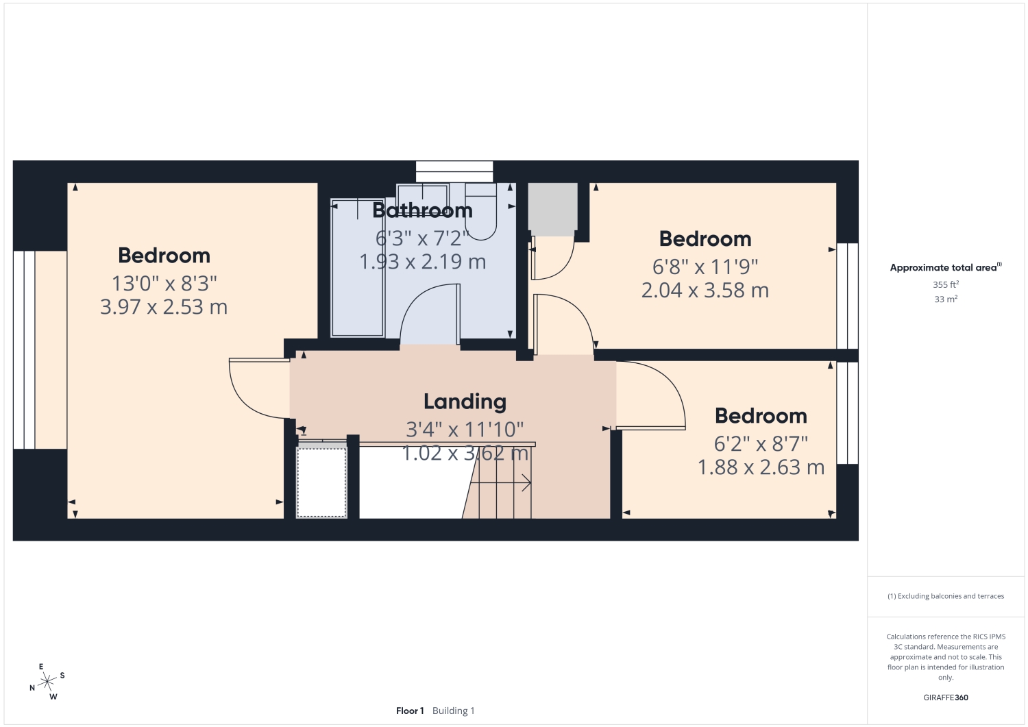 1, FIVE ACRES CLOSE, BORDON floorplan
