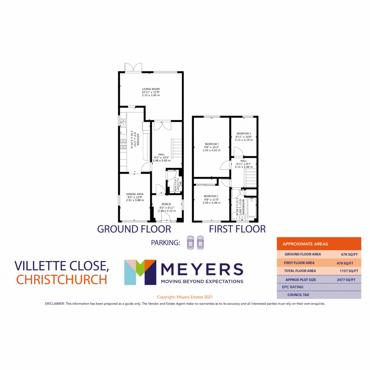 2, Villette Close, Christchurch floorplan