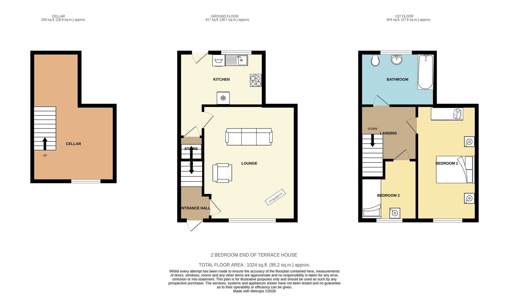 15 Walkley Lane, Heckmondwike floorplan