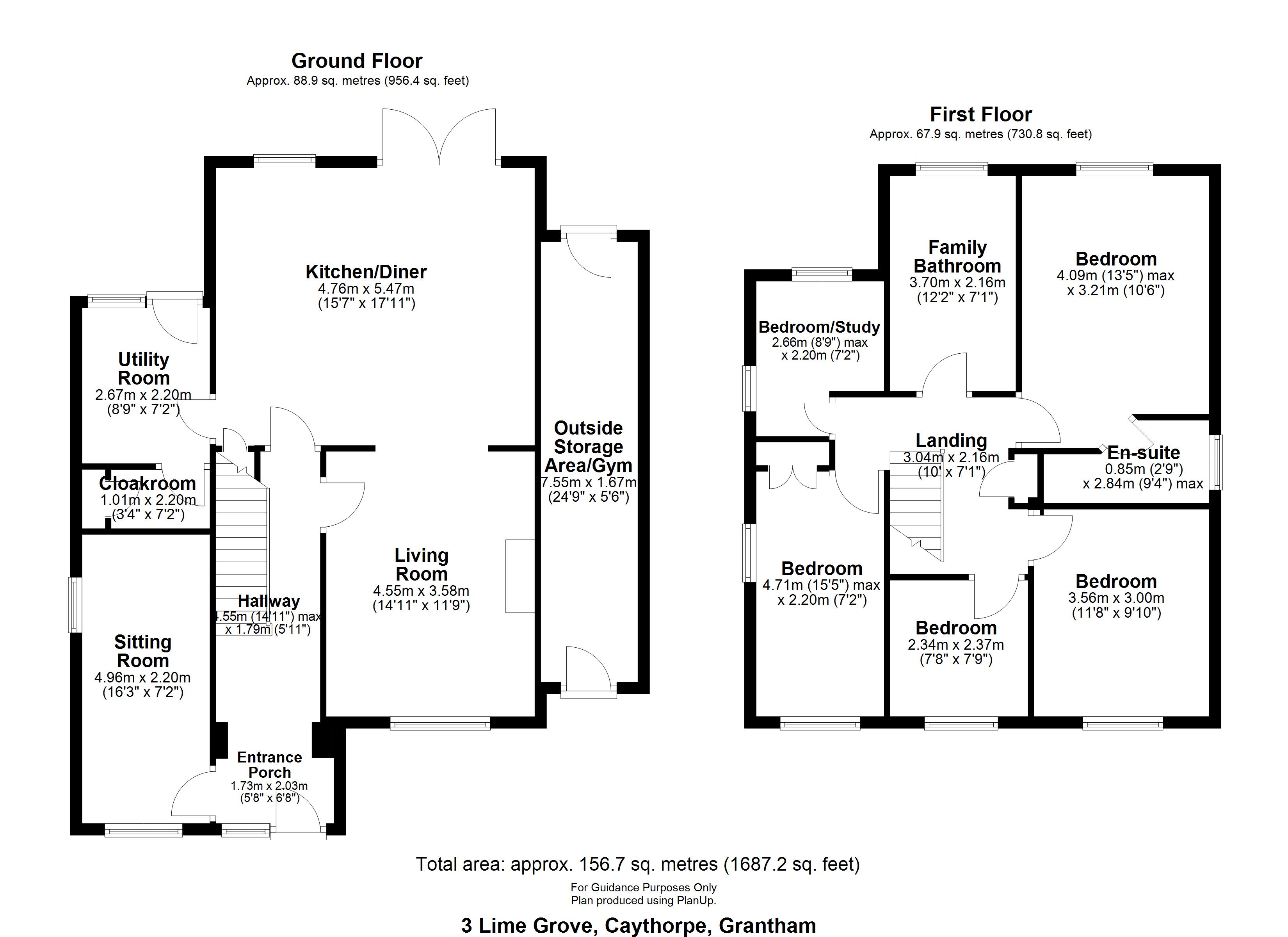 3, Lime Grove, Grantham floorplan