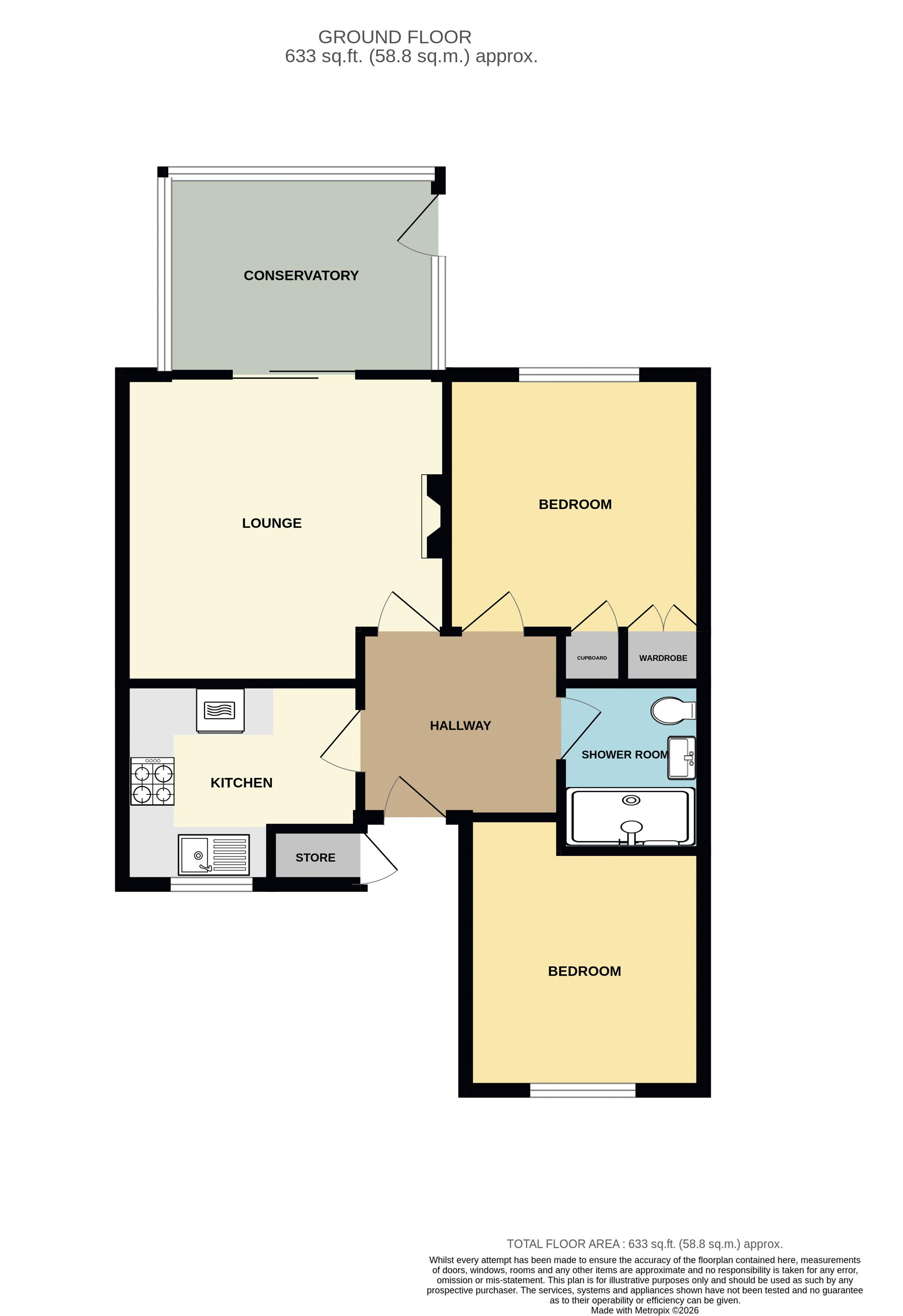 15, Lansdown Gardens, Weston-Super-Mare floorplan