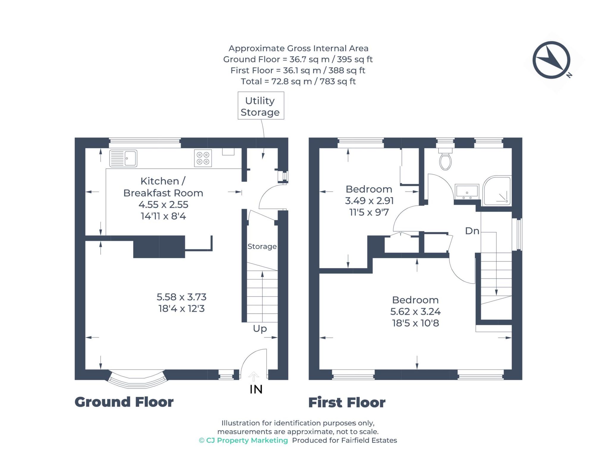 15 Letchworth Close, Watford floorplan