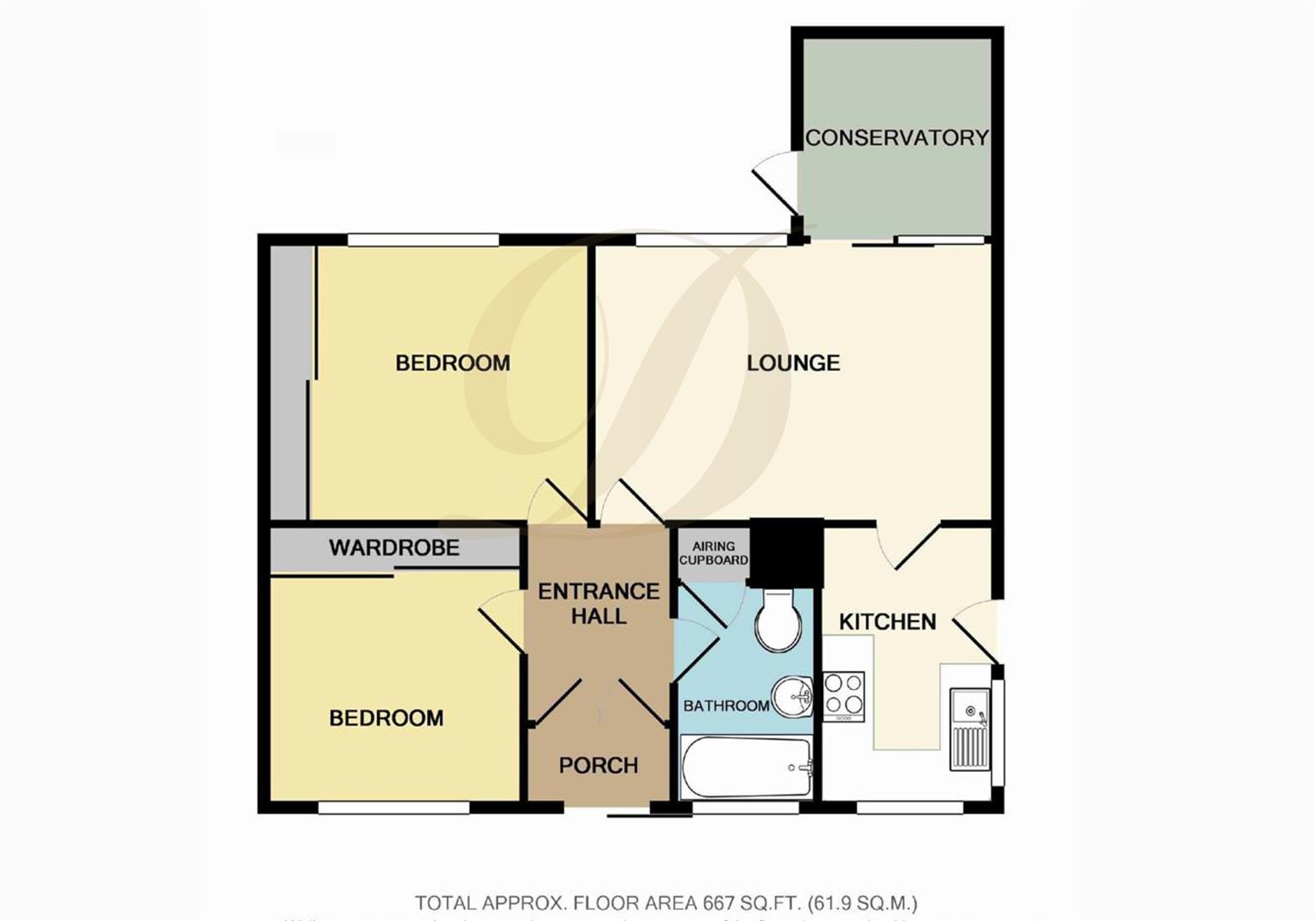 7, Trent Road, Billinge floorplan