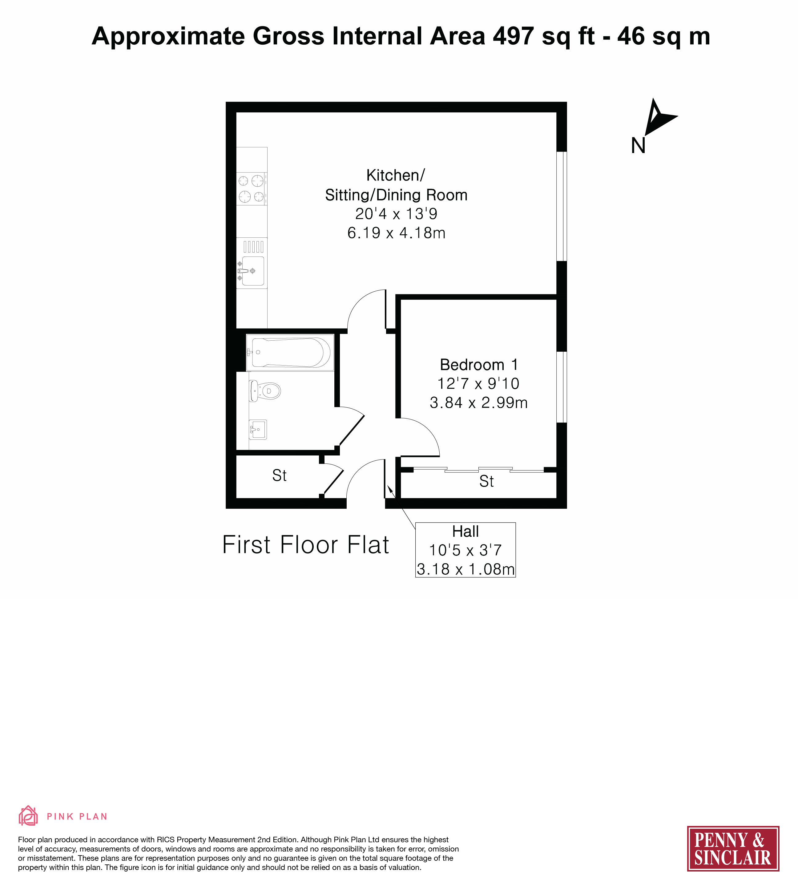 Flat 20, Wilkins Court 9-11,, Deanfield Avenue, Oxfordshire floorplan
