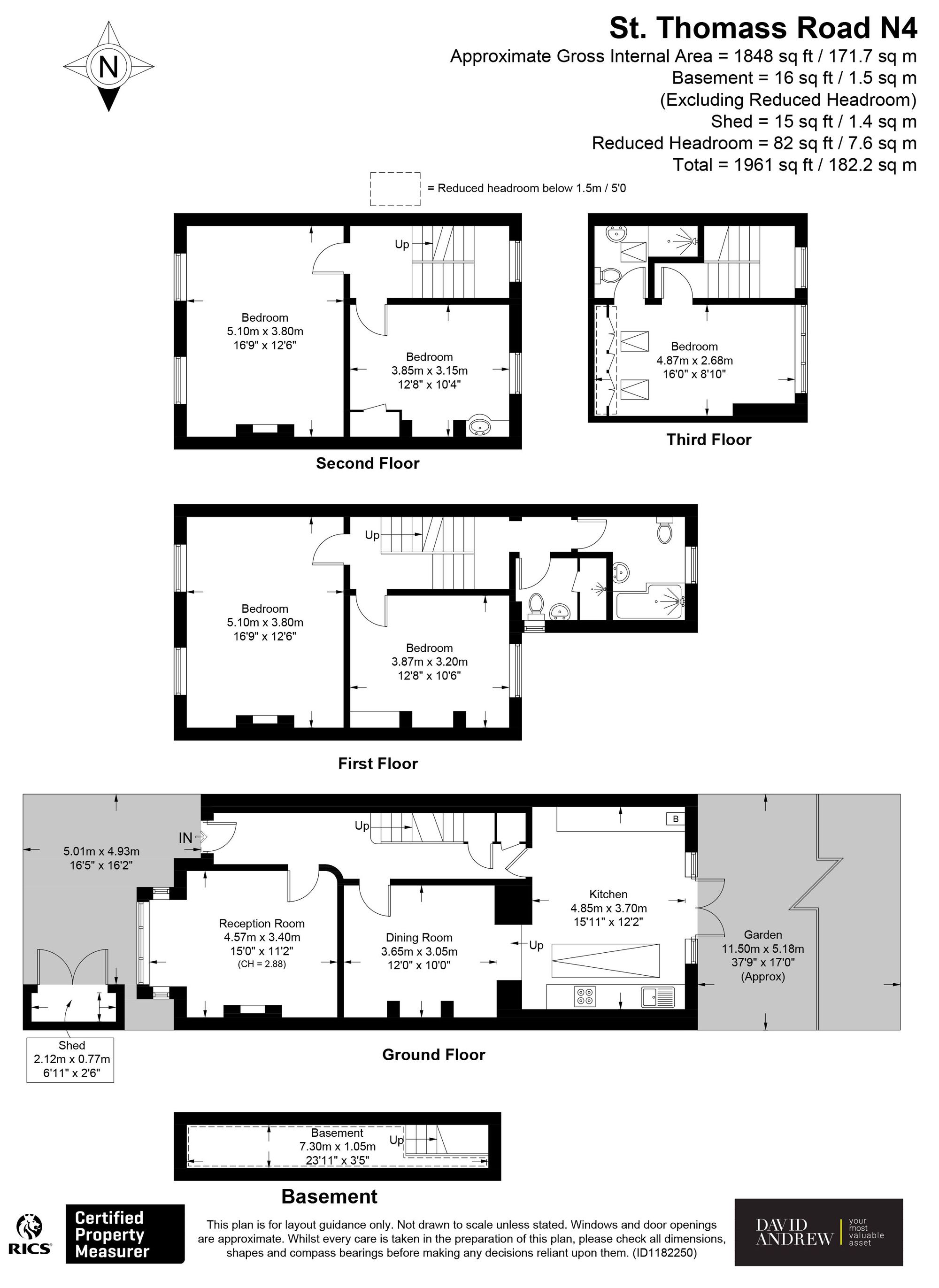 43 St. Thomas's Road, London floorplan