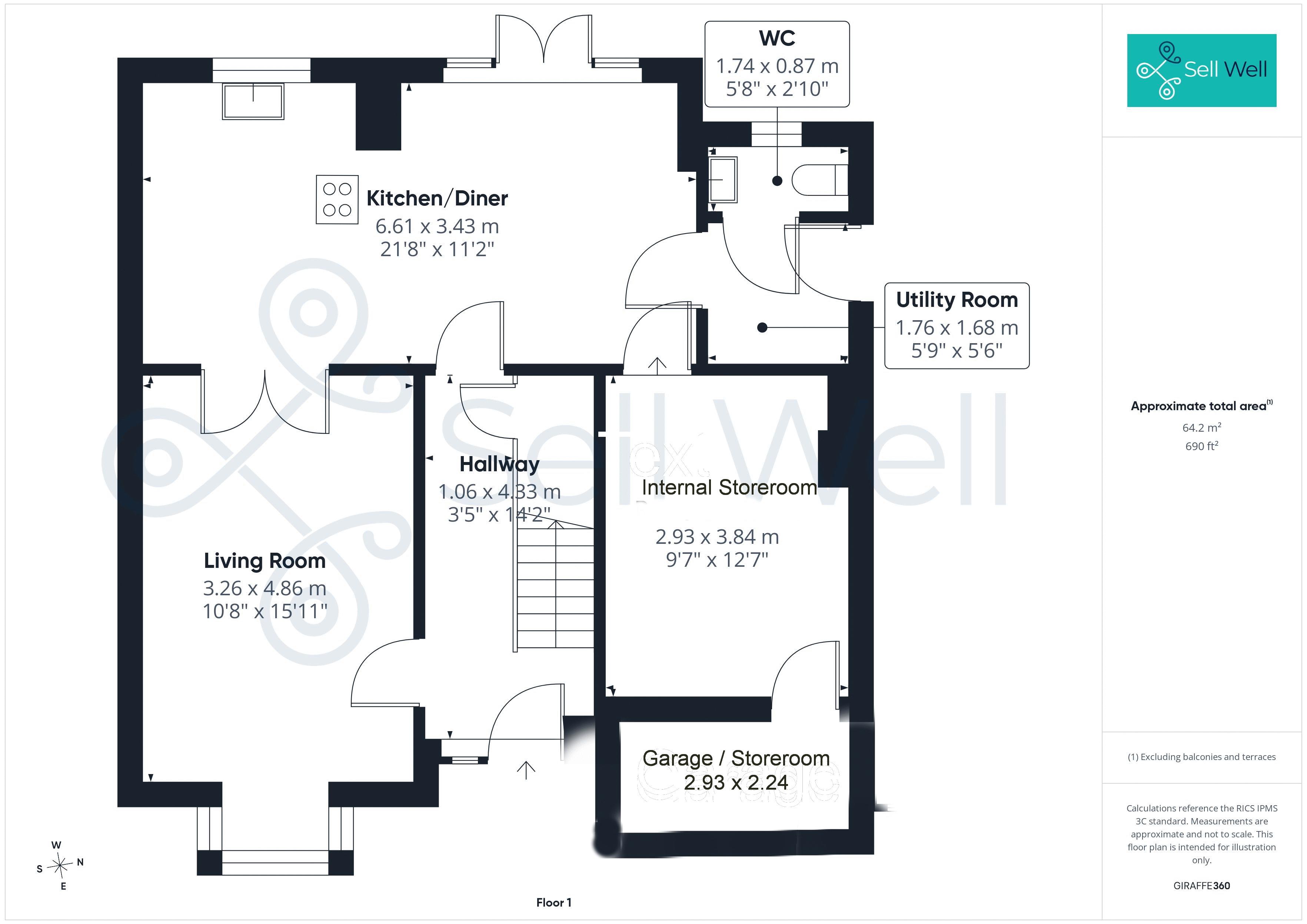 Horseley Avenue, Manchester floorplan