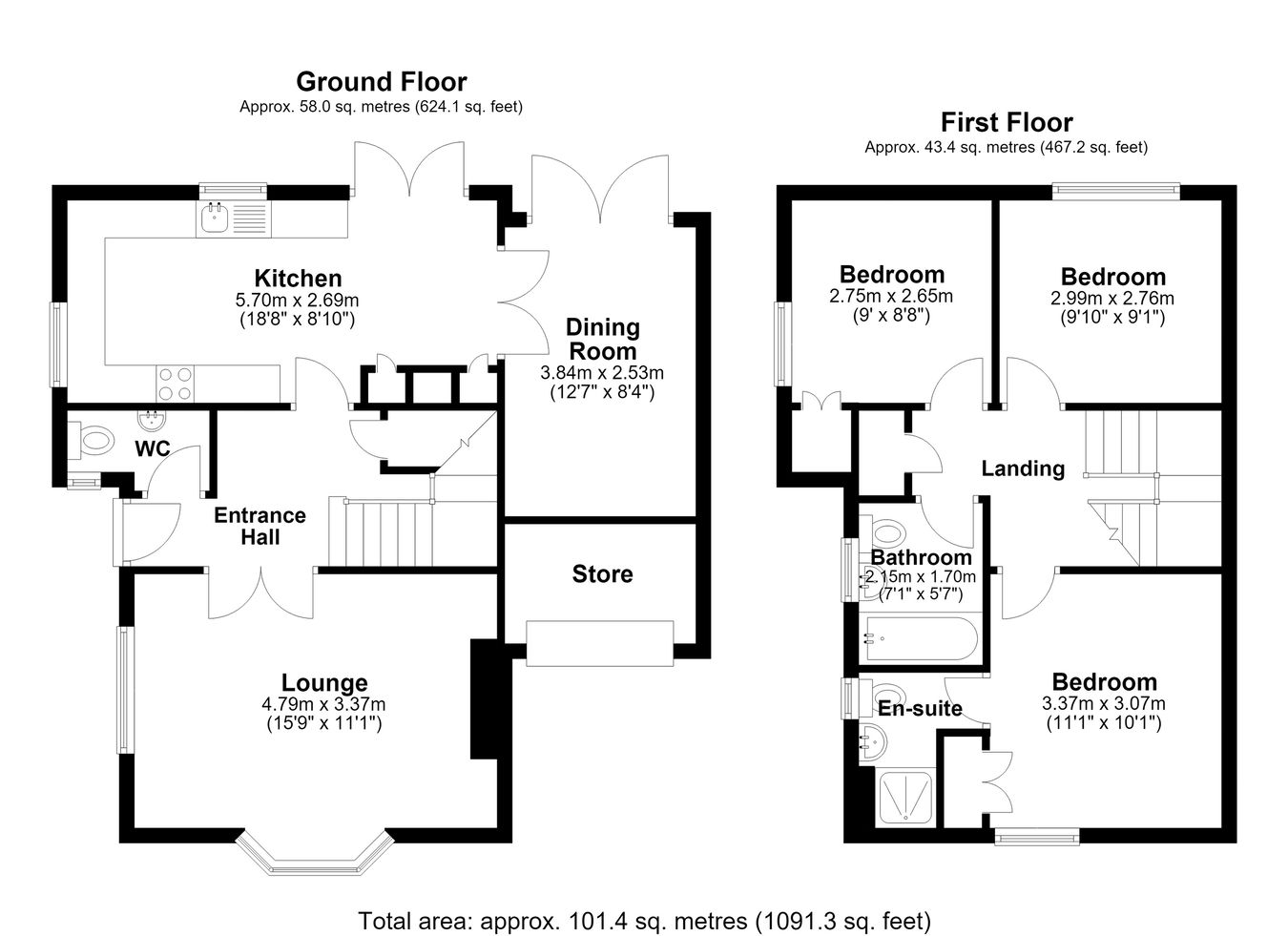 28, Webster Way, Folkestone floorplan