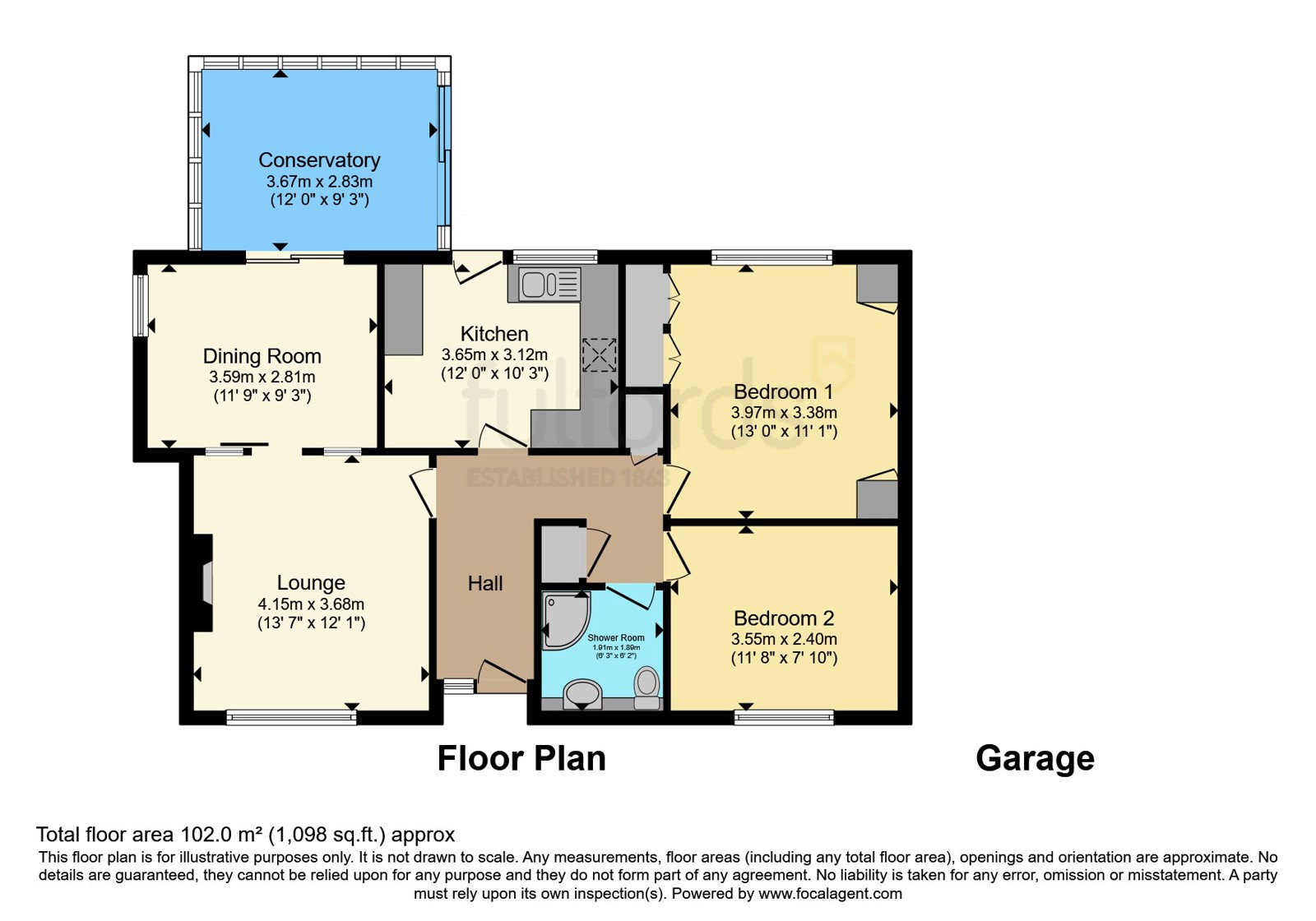 9, Westcliff Close, Devon floorplan
