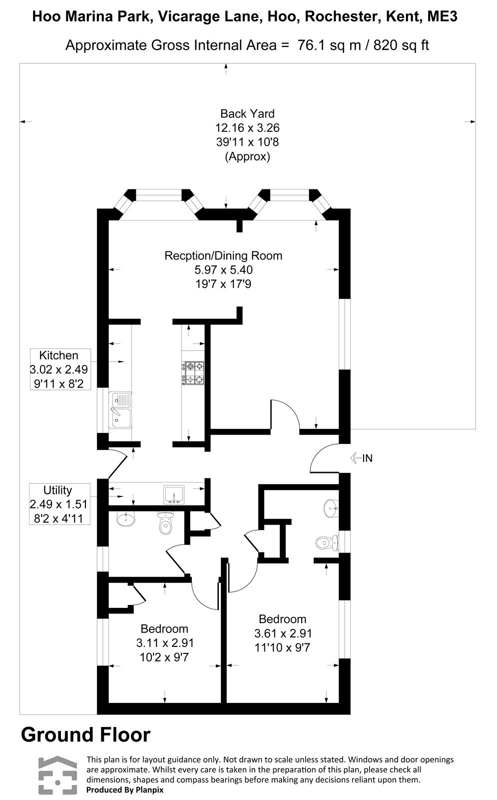 254, Hoo Marina Park, Hoo floorplan