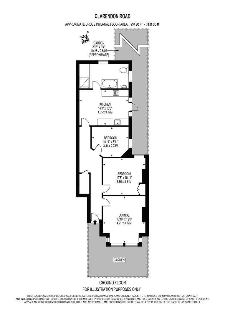 Clarendon Road, Colliers Wood floorplan
