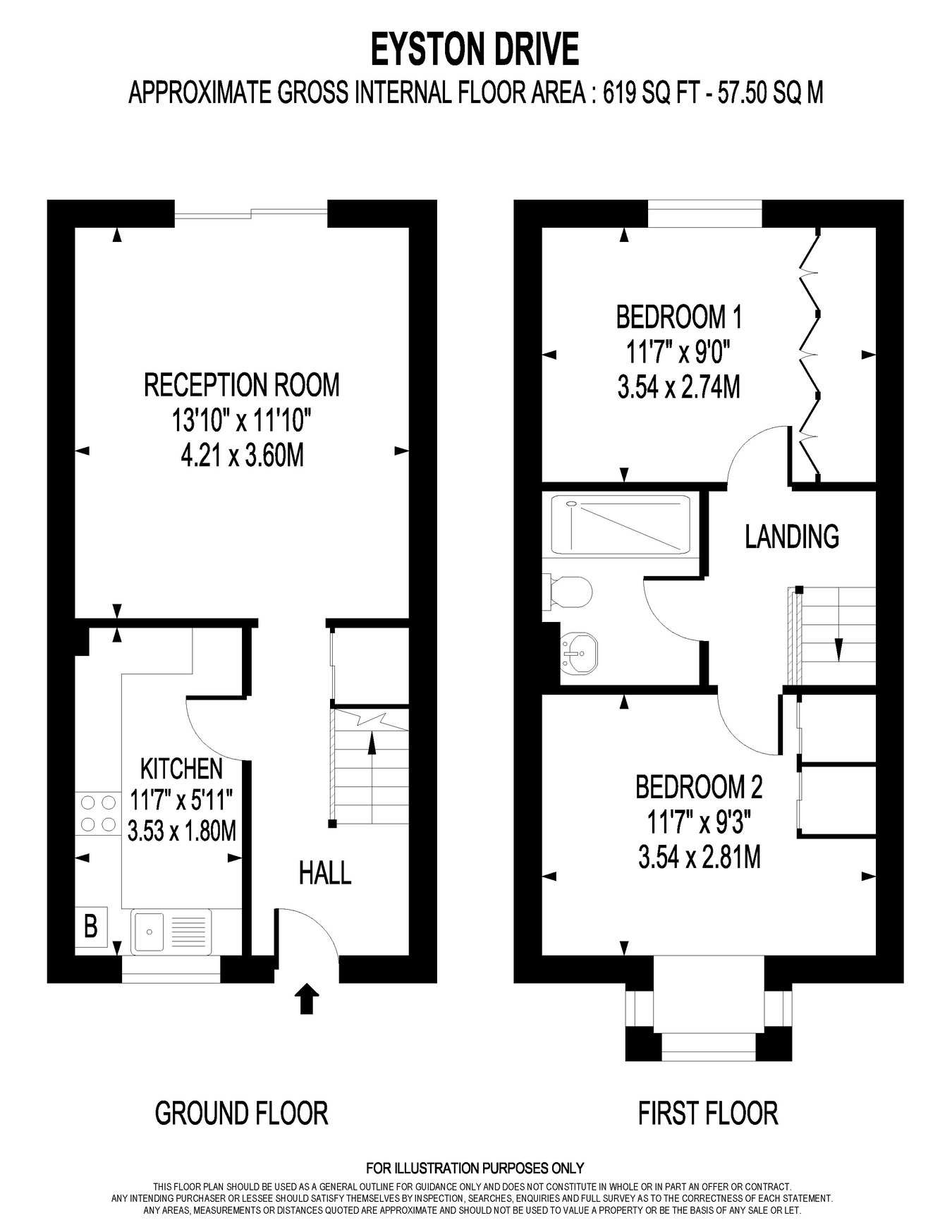 21, Eyston Drive, Weybridge floorplan
