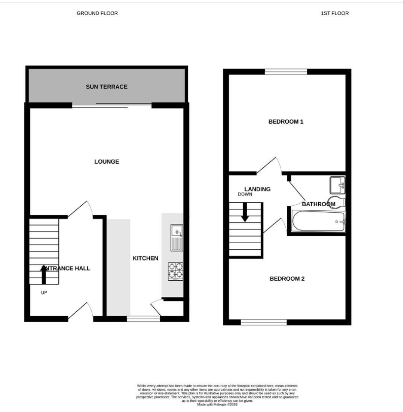 Flat 19 Harlequin House, Le Strange Terrace, Hunstanton floorplan