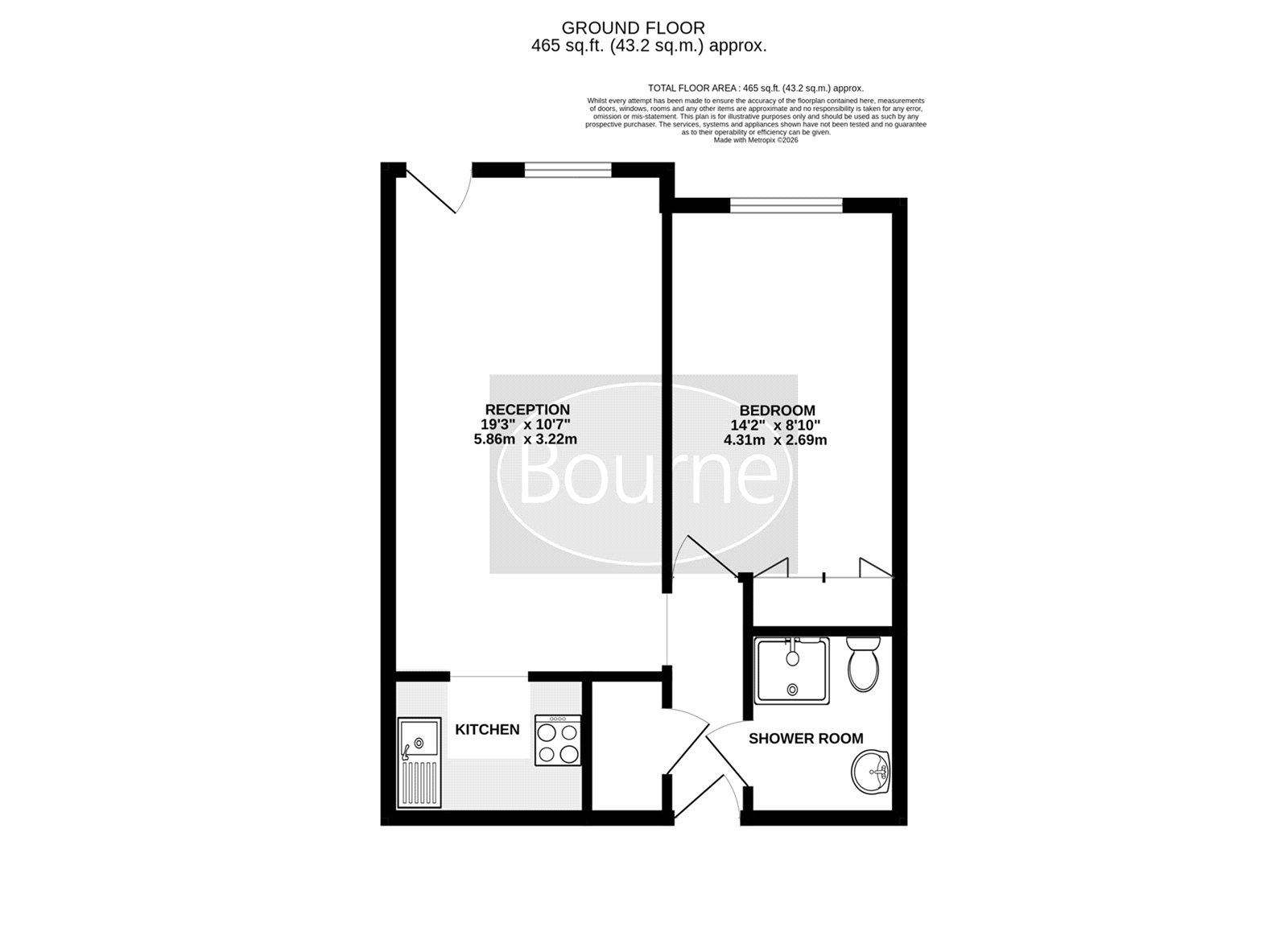 10 Homebeech House,, Mount Hermon Road, Woking floorplan