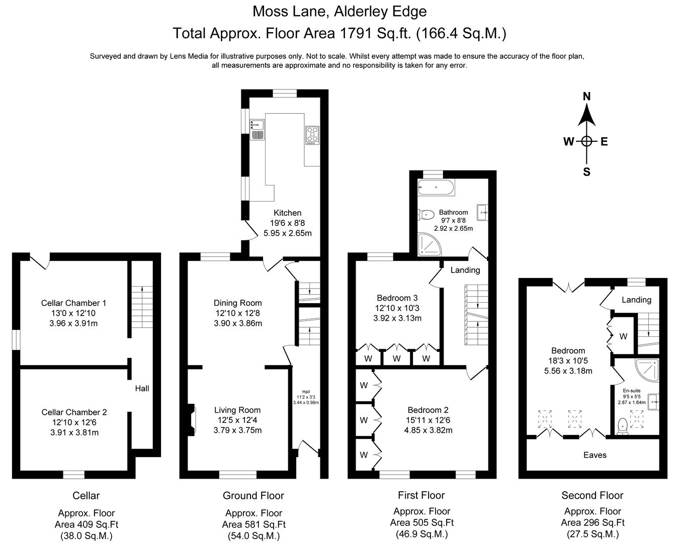 61, Moss Lane, Alderley Edge floorplan