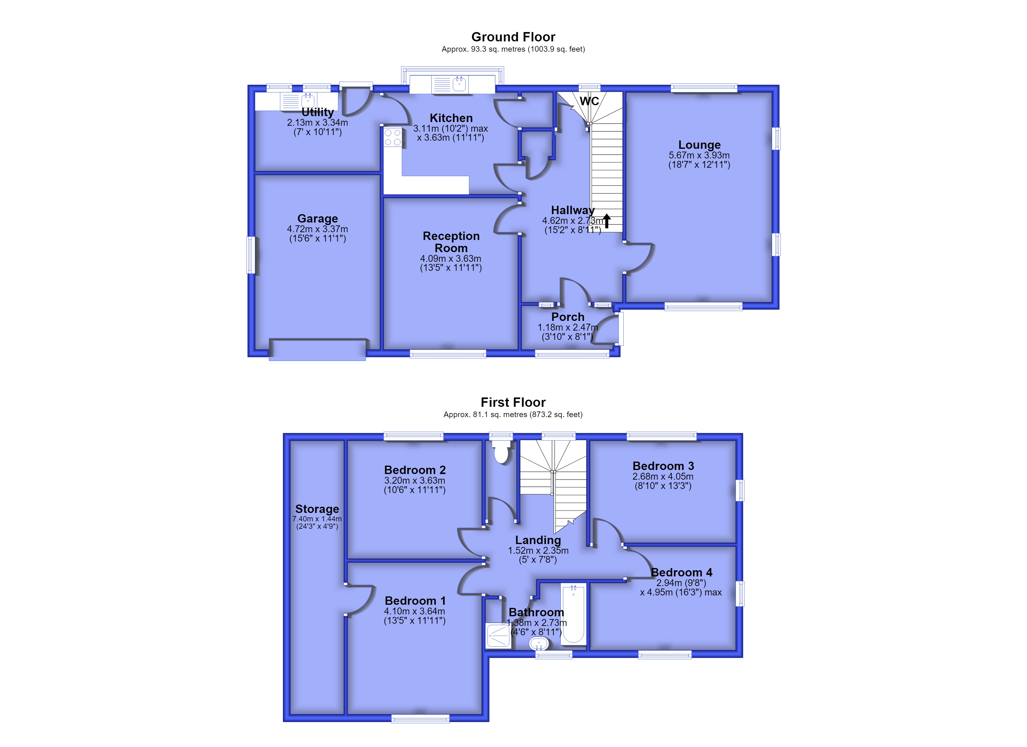 53, Woodfield Avenue, Lancashire floorplan