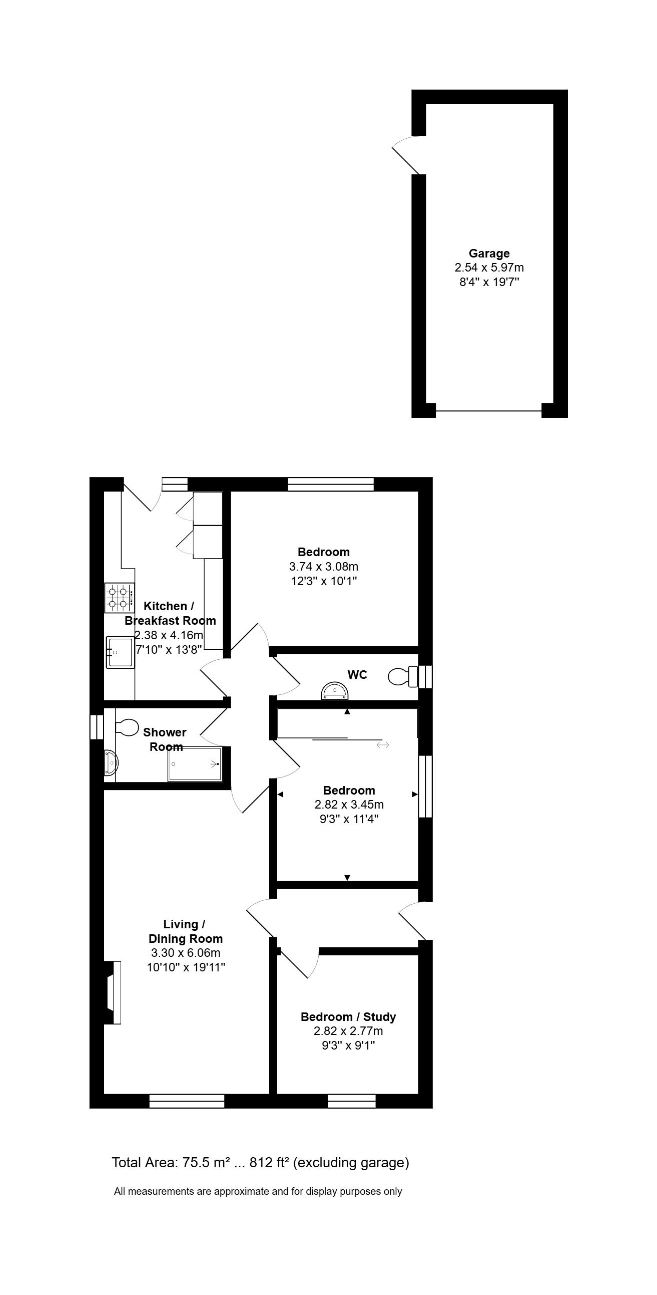 27, Lypiatt View, Bussage floorplan