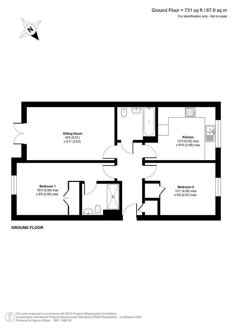 5 Ampfield Court, Baddesley Road, Chandler's Ford floorplan