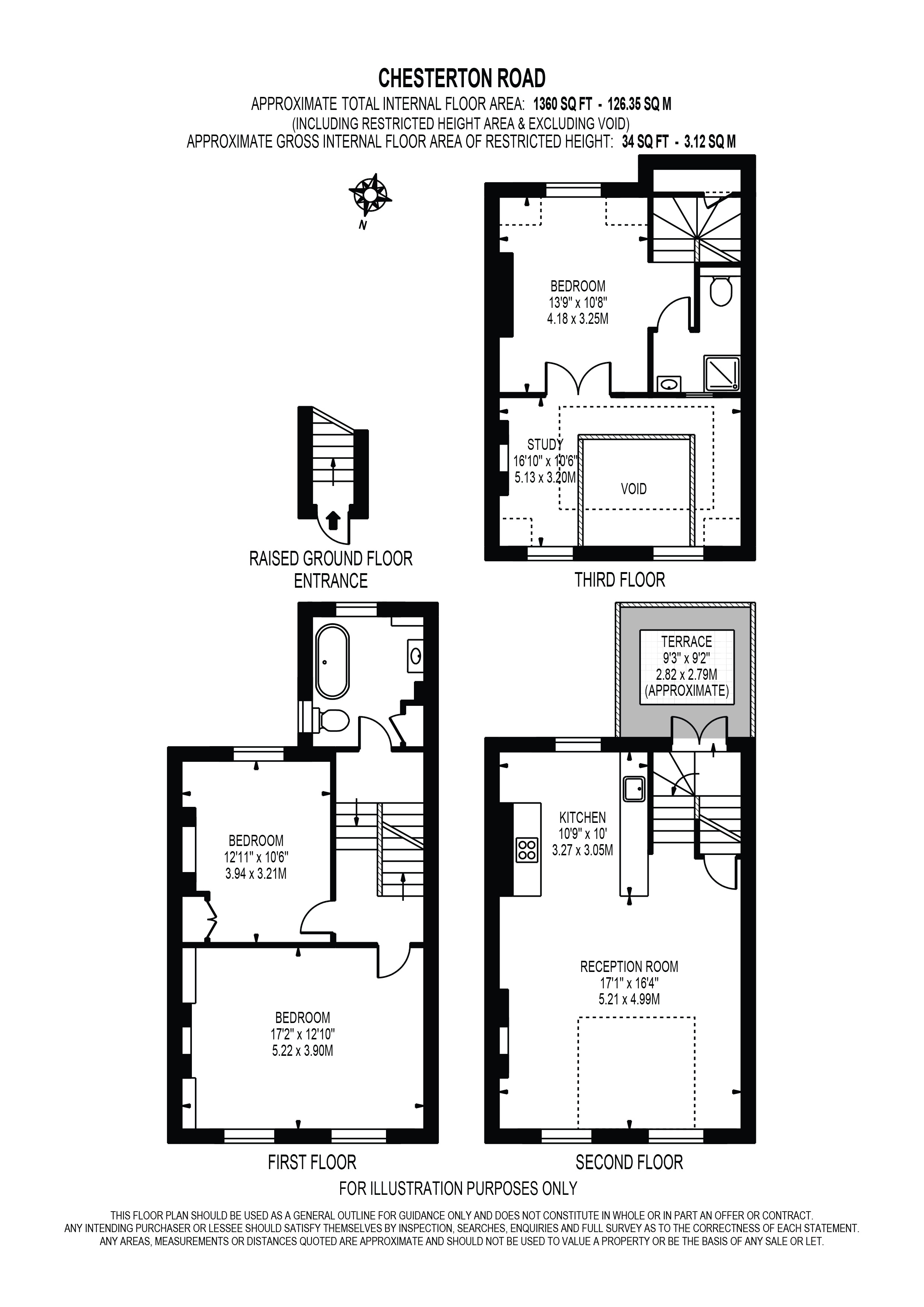 119, Chesterton Road, London floorplan