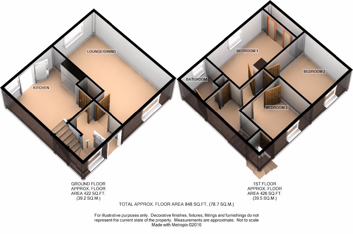 3 Bedrooms Terraced house for sale in 14 Forth Court, Glenrothes KY6