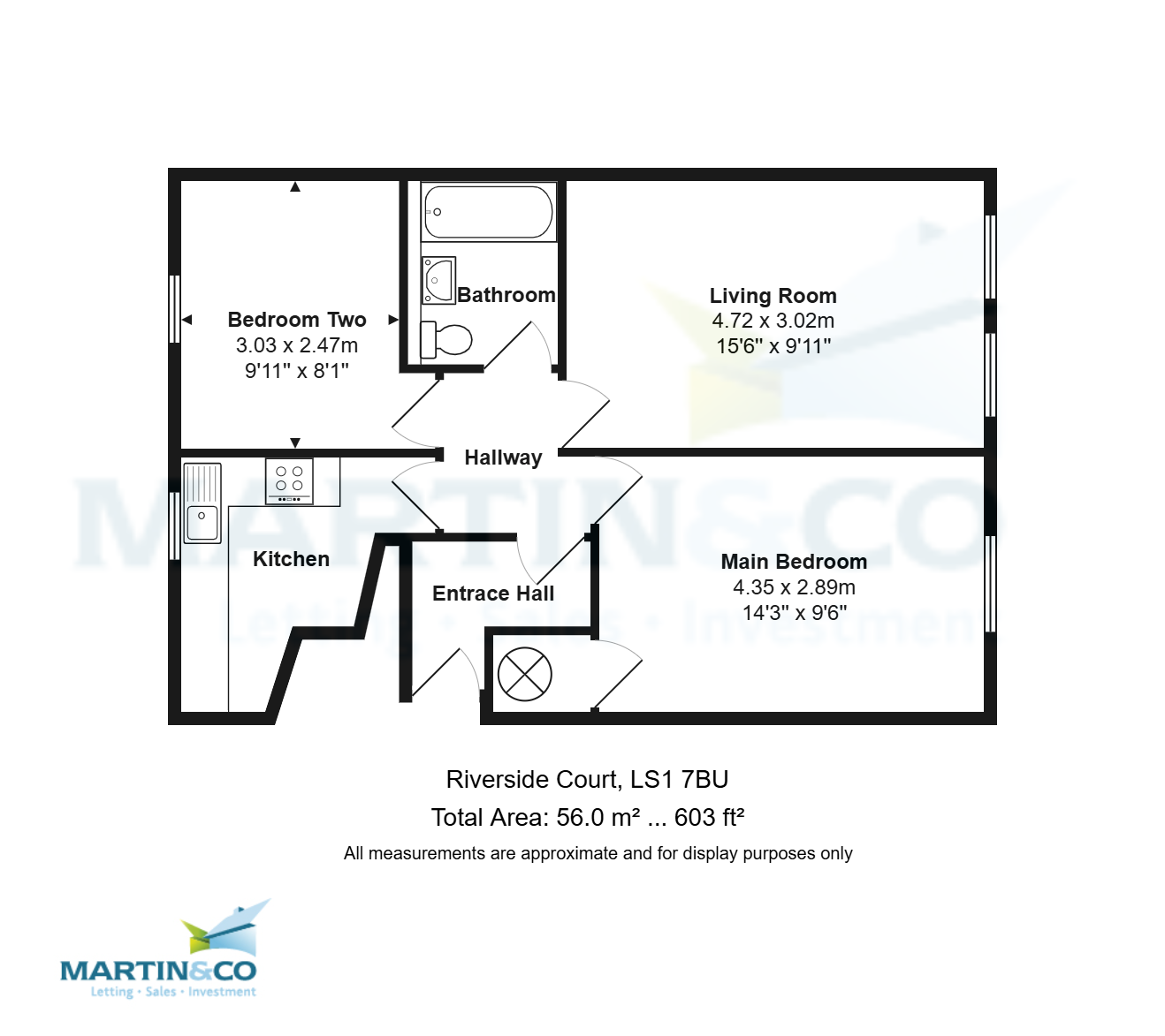 5, Riverside Court, Leeds floorplan