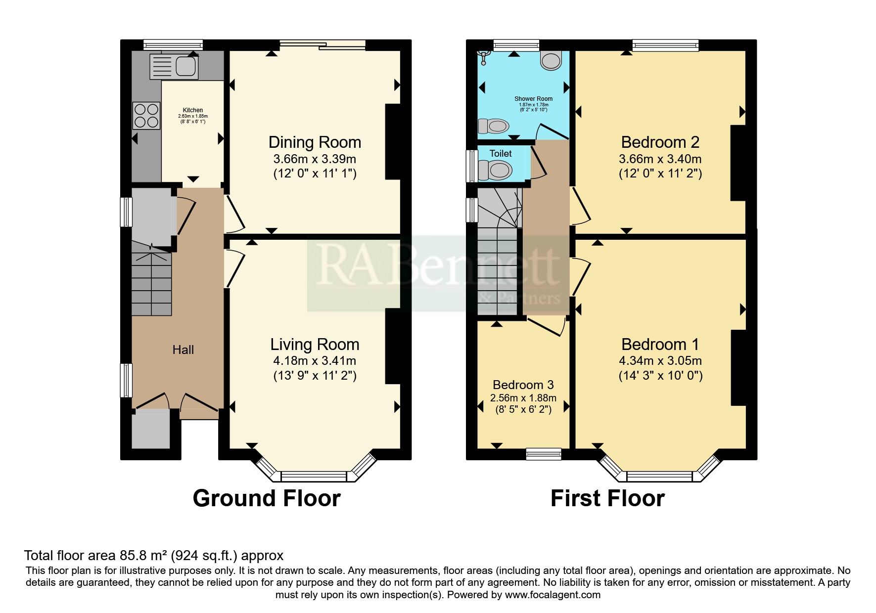 20, Charlotte Street, Leamington Spa floorplan