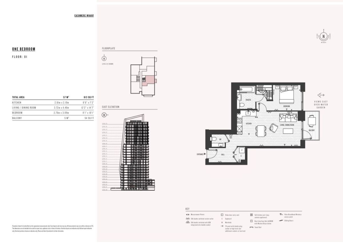 103 Cashmere Wharf, London floorplan