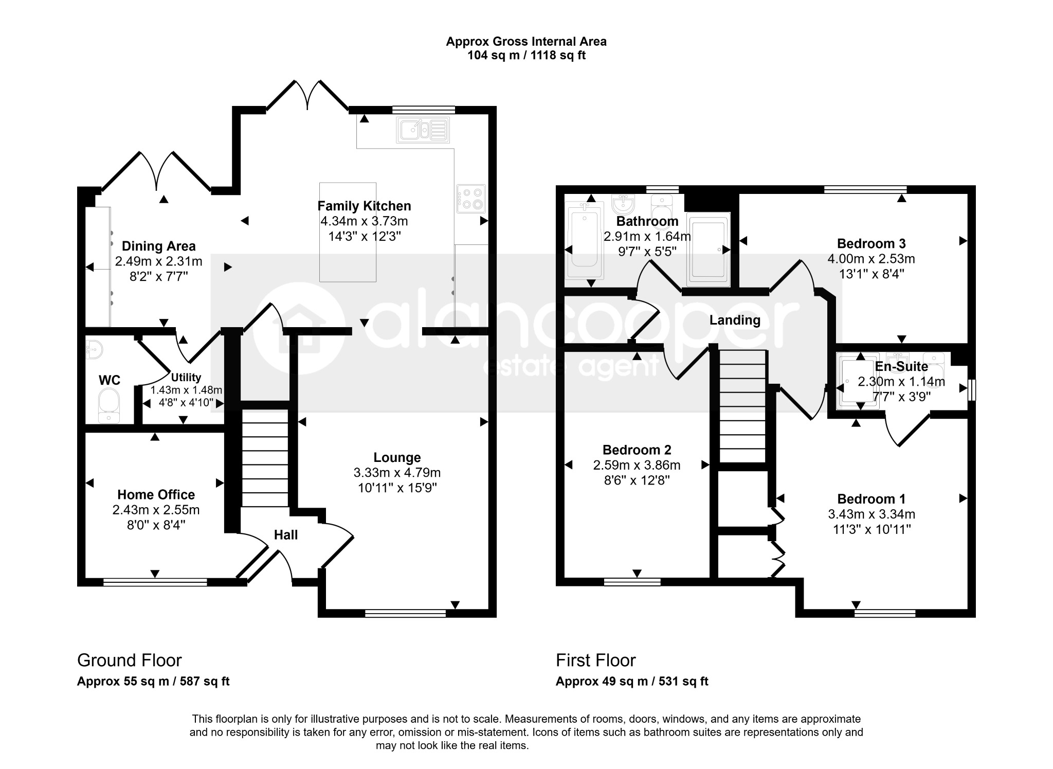15, Russett Avenue, Nuneaton floorplan