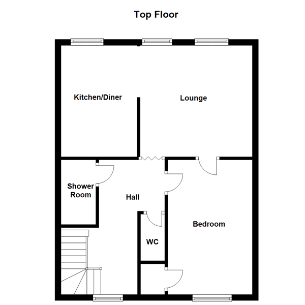 Winner Street, Paignton TQ3, 1 bedroom flat for sale 45947642