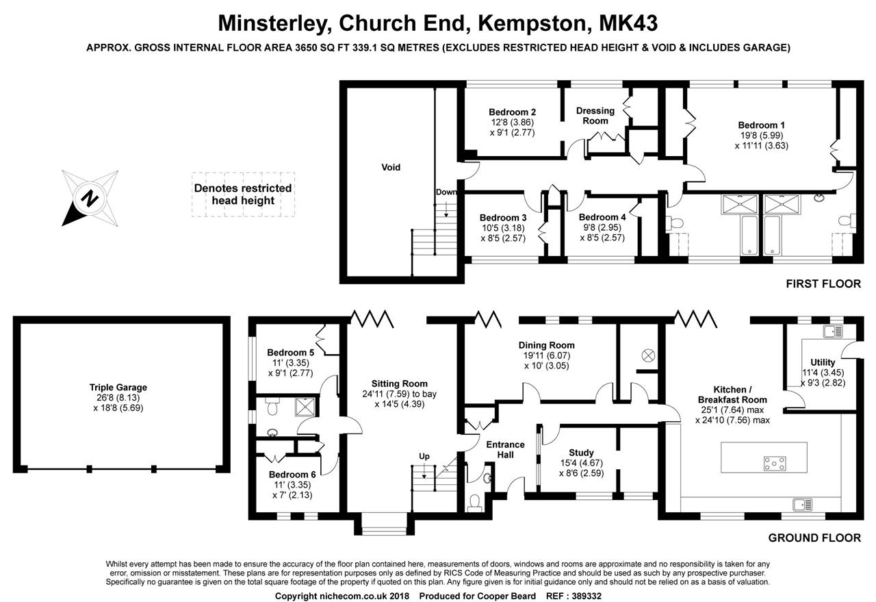 6 Bedrooms Detached house for sale in Church End, Kempston, Bedford MK43