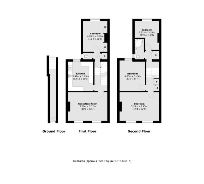 Lower Mortlake Road, Richmond floorplan