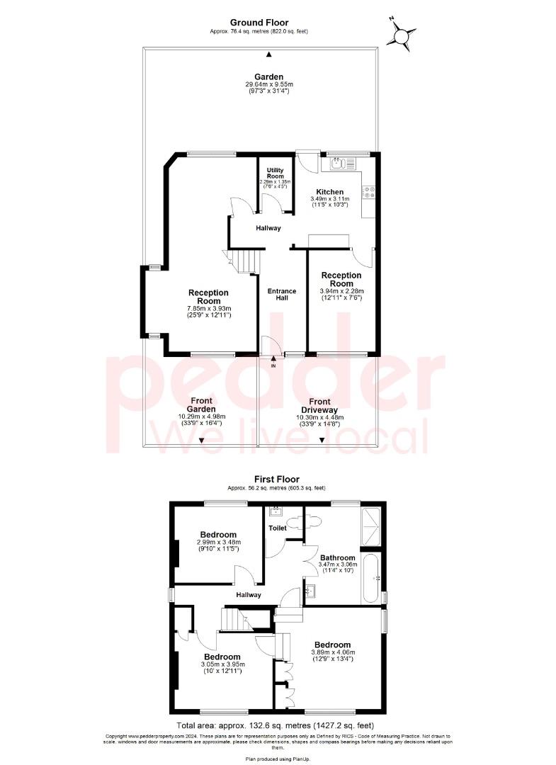 23, Manor Mount, London floorplan