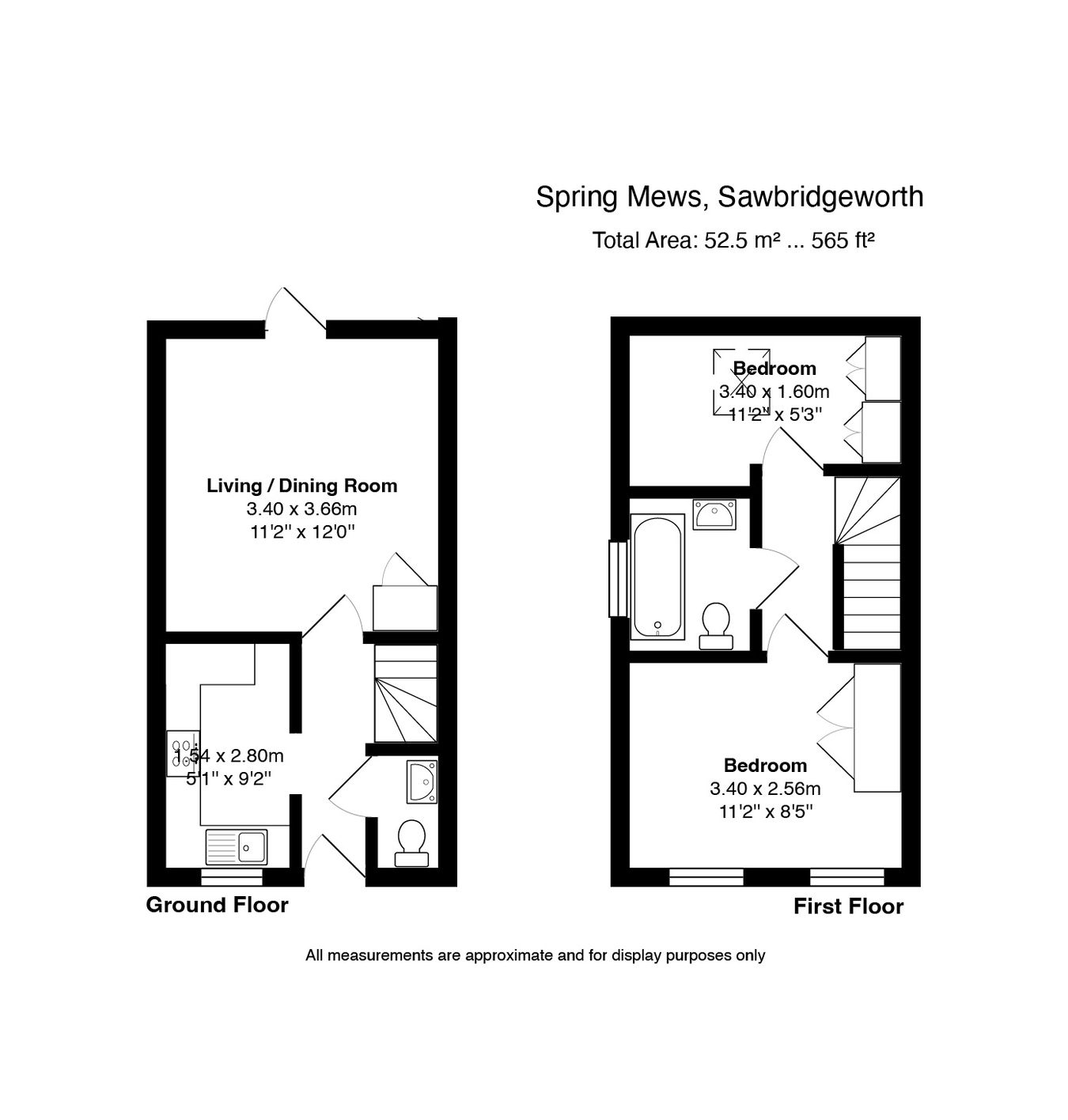 3, Spring Mews, Sawbridgeworth floorplan