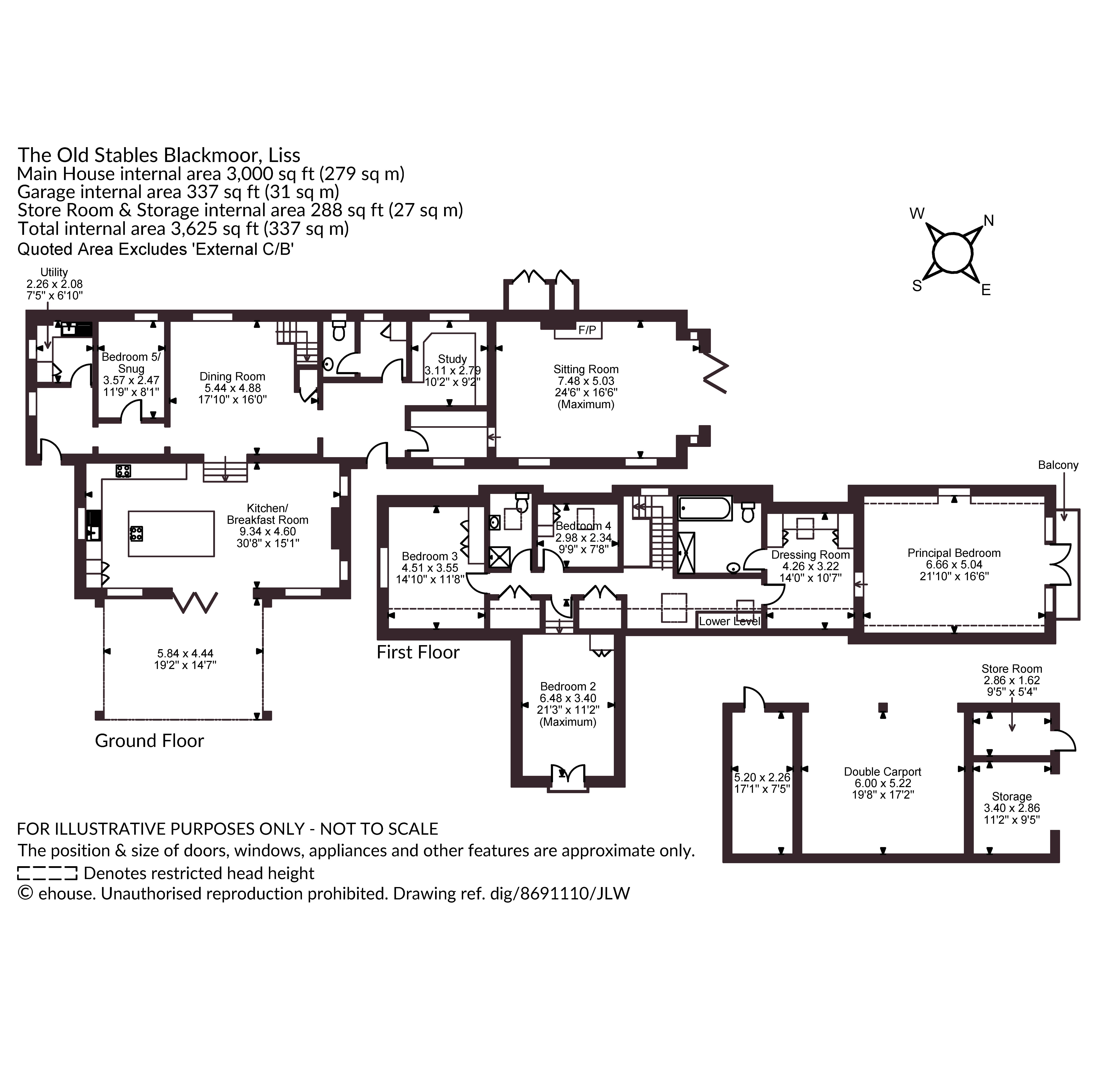 The Old Stables,, Blackmoor, Hampshire floorplan