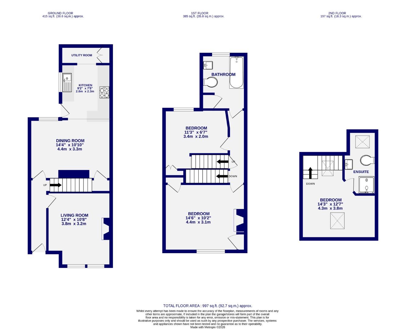 Albemarle Road, York floorplan