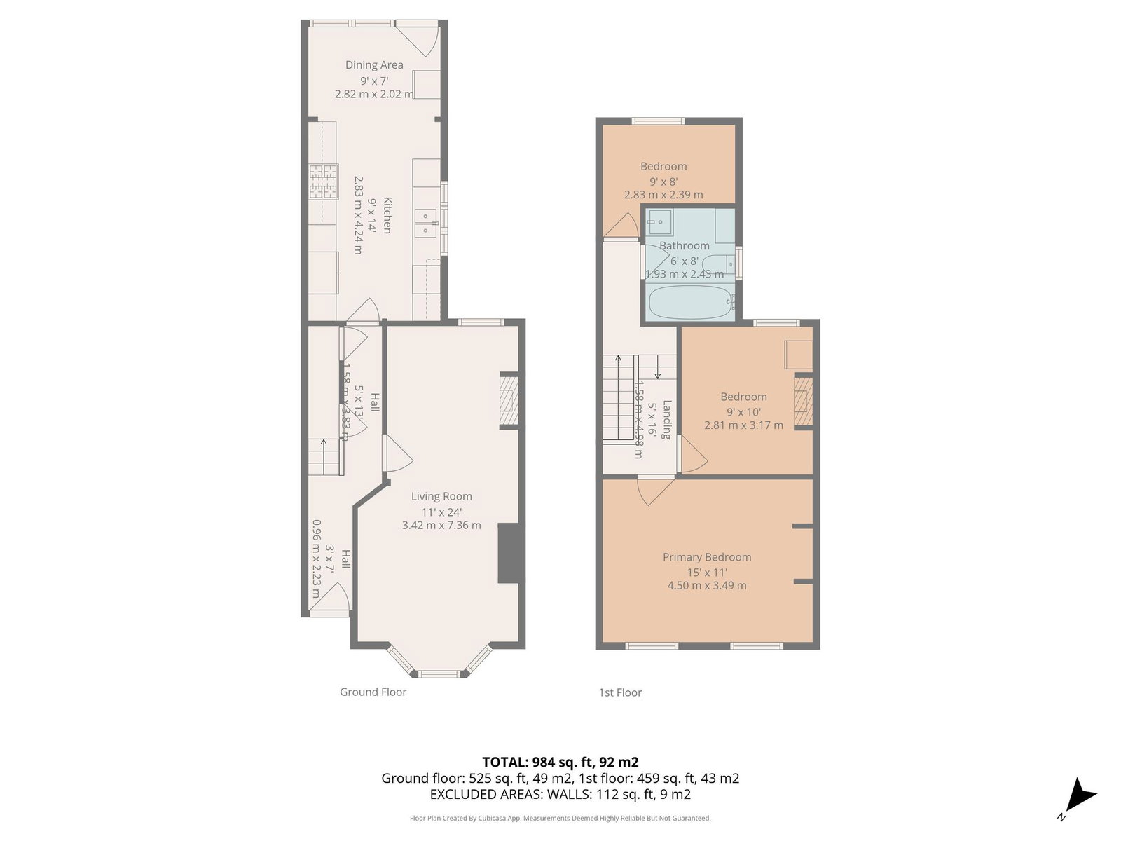 91, Forest Road, London floorplan