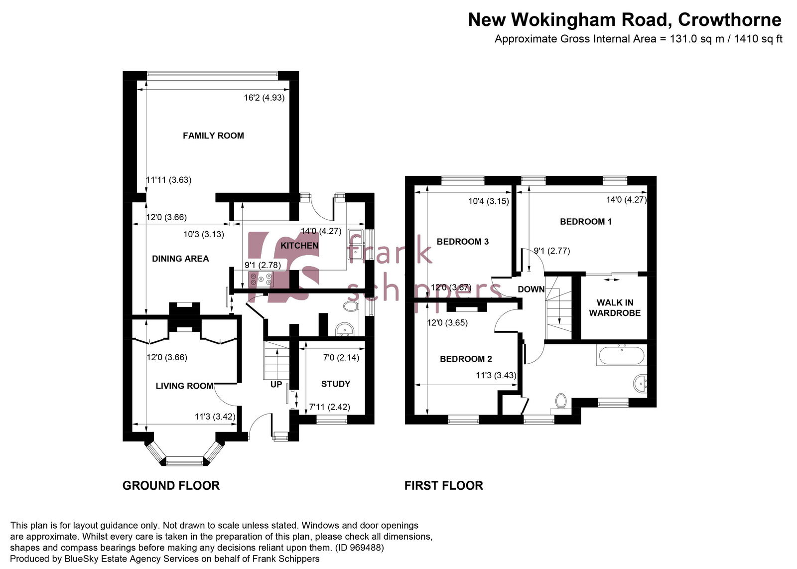 55, New Wokingham Road, Crowthorne floorplan