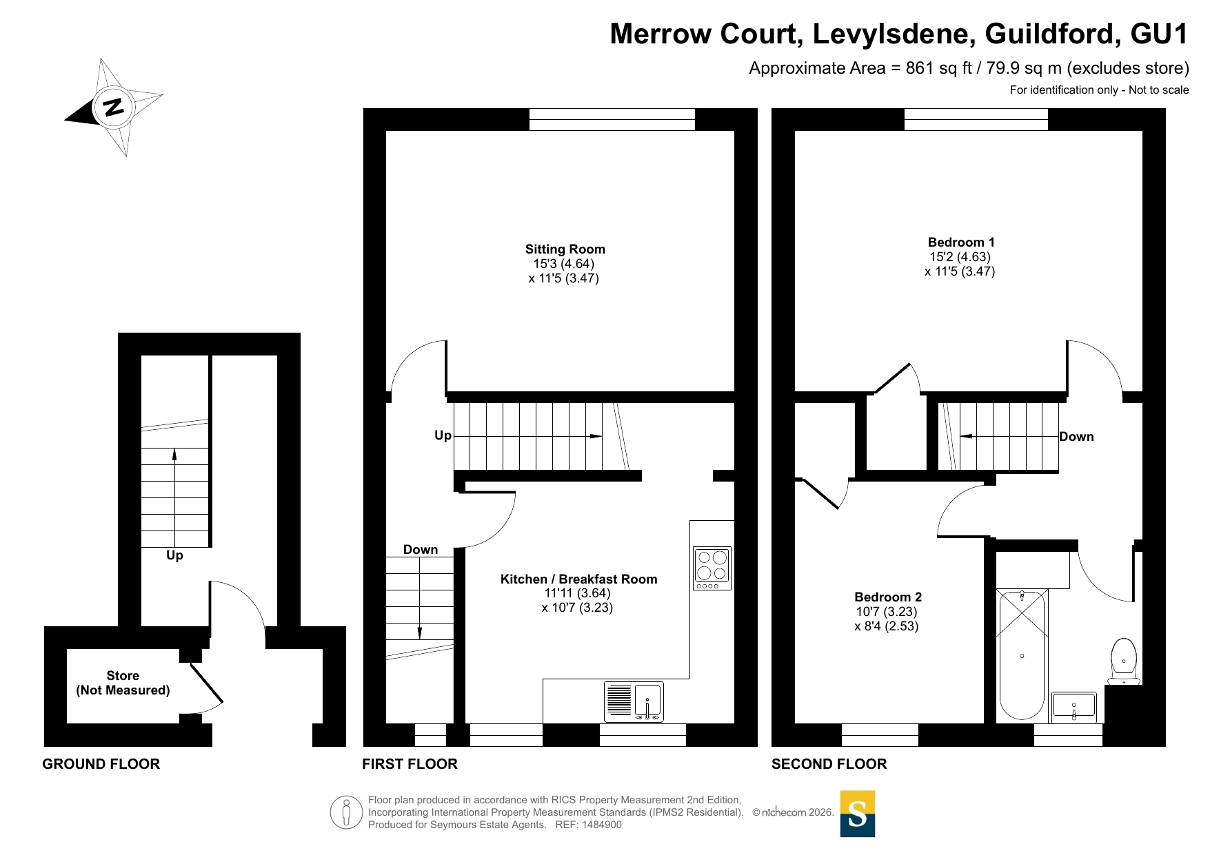 21, Merrow Court, Guildford floorplan