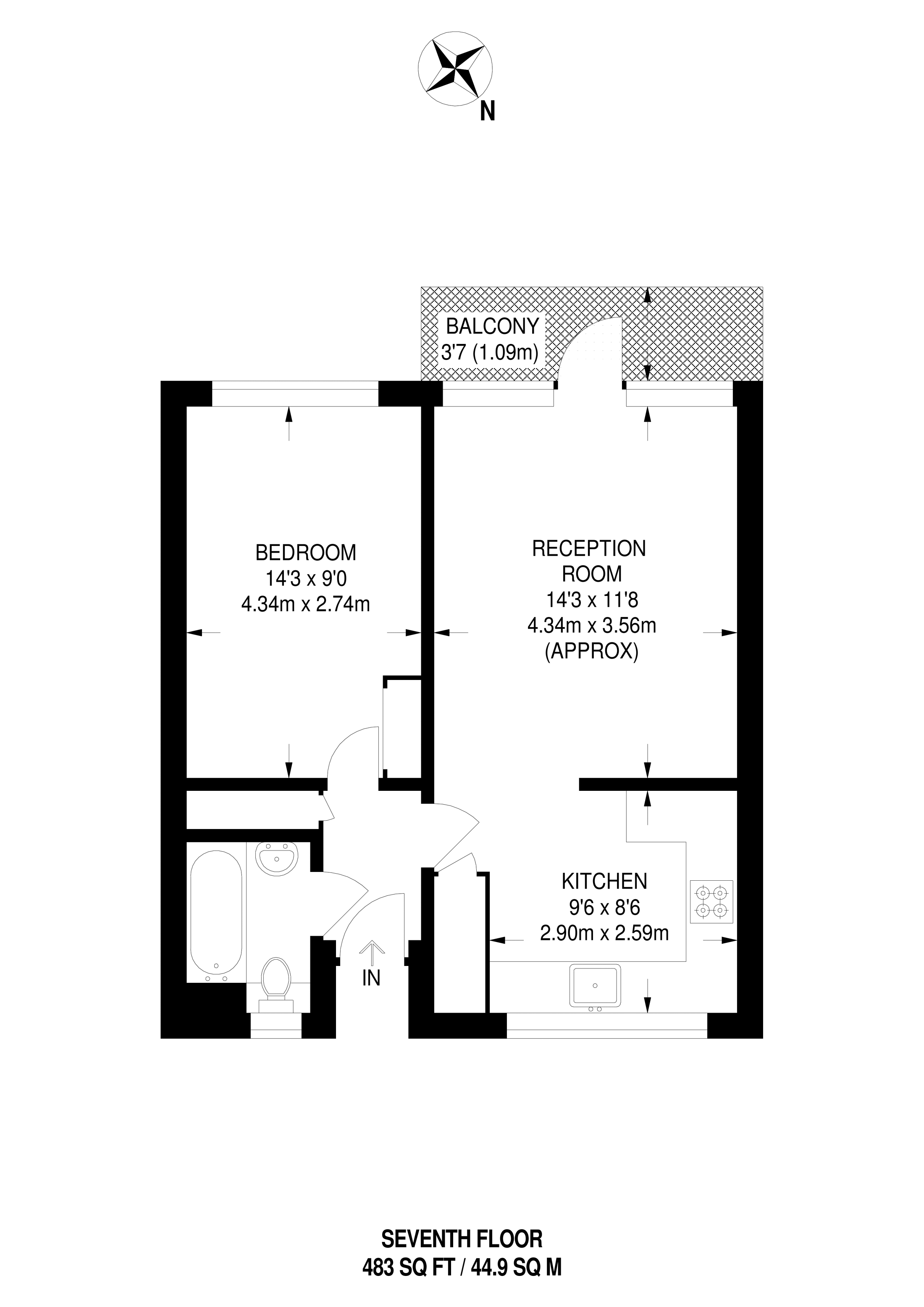 1 Bedrooms Flat to rent in Camel Road, Docklands E16