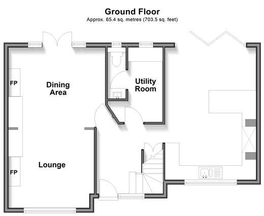 Church Lane Headley, Epsom floorplan