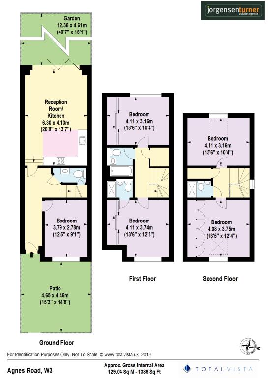 4 Bedrooms Semi-detached house to rent in Agnes Road, Acton, London W3