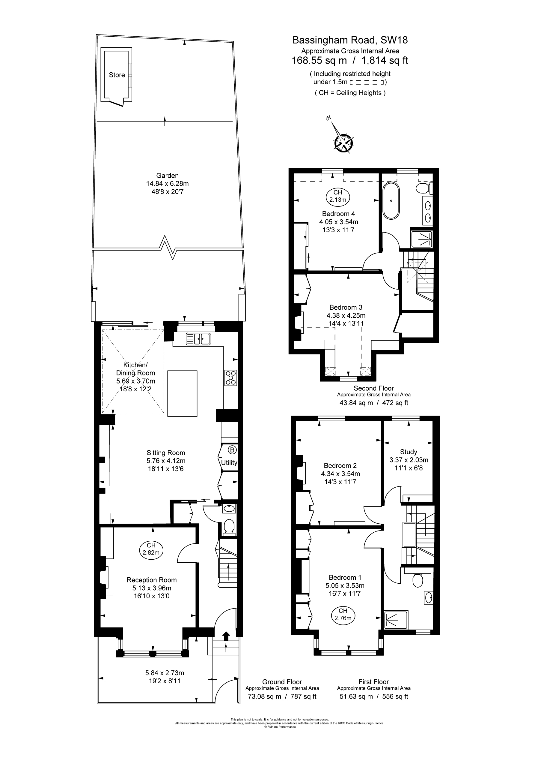 40, Bassingham Road, London floorplan