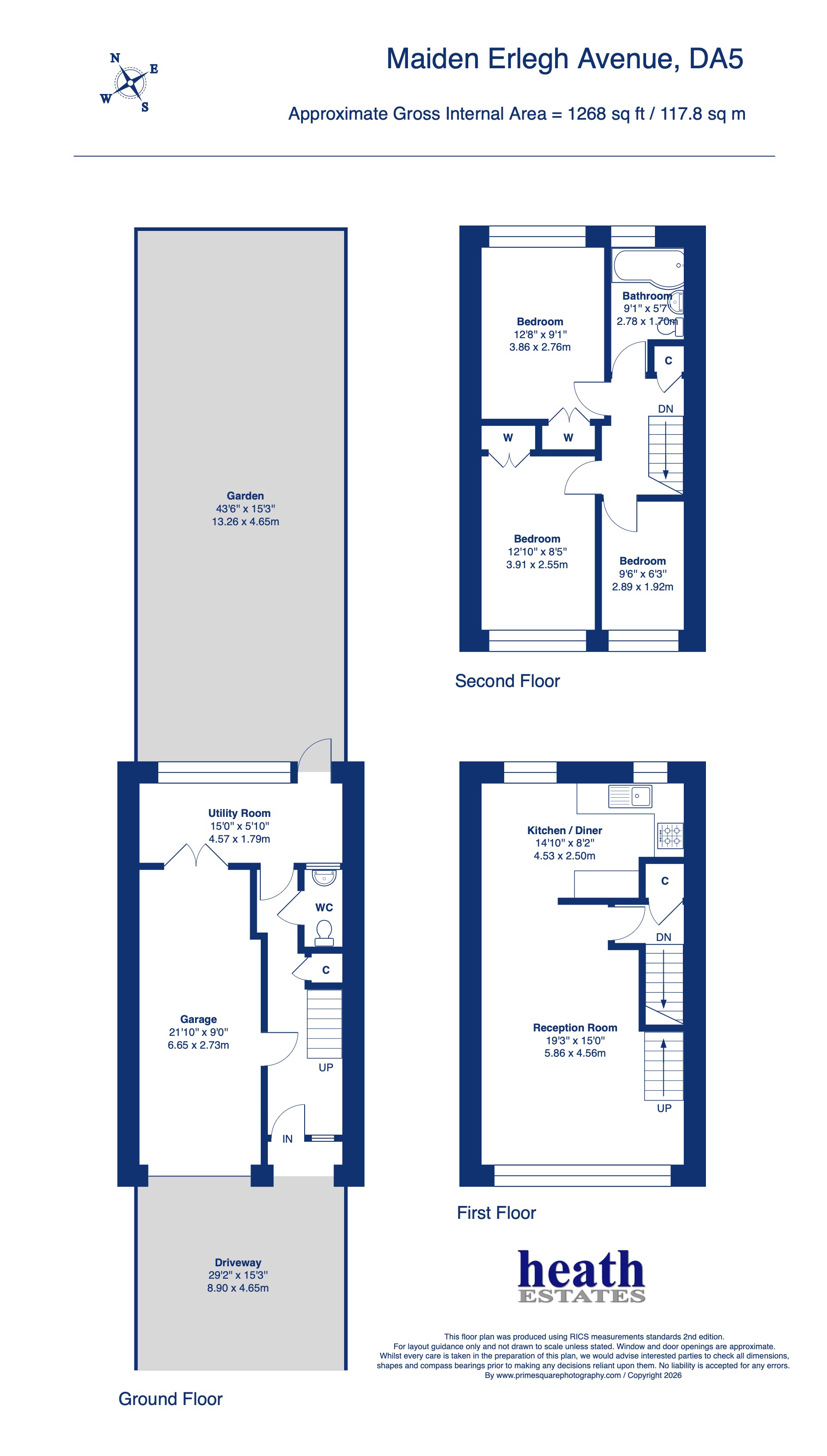 12, Maiden Erlegh Avenue, London floorplan