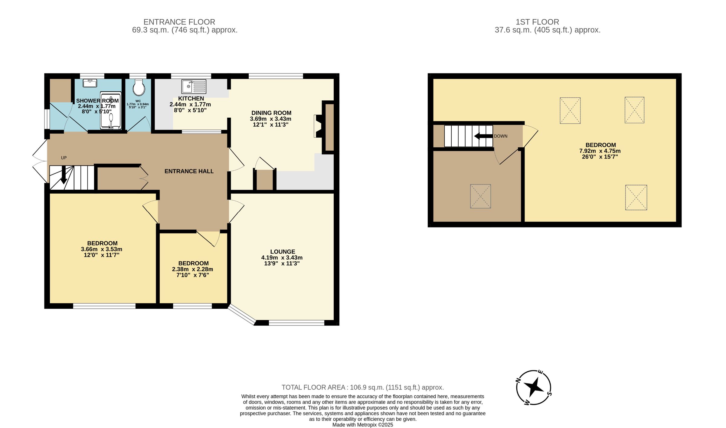 22 Headland Park Road, Paignton floorplan