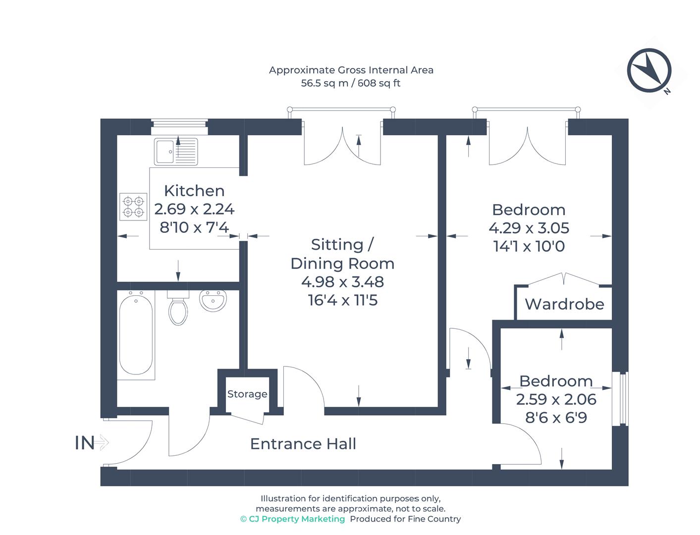 21, Wagstaff Way, Olney floorplan