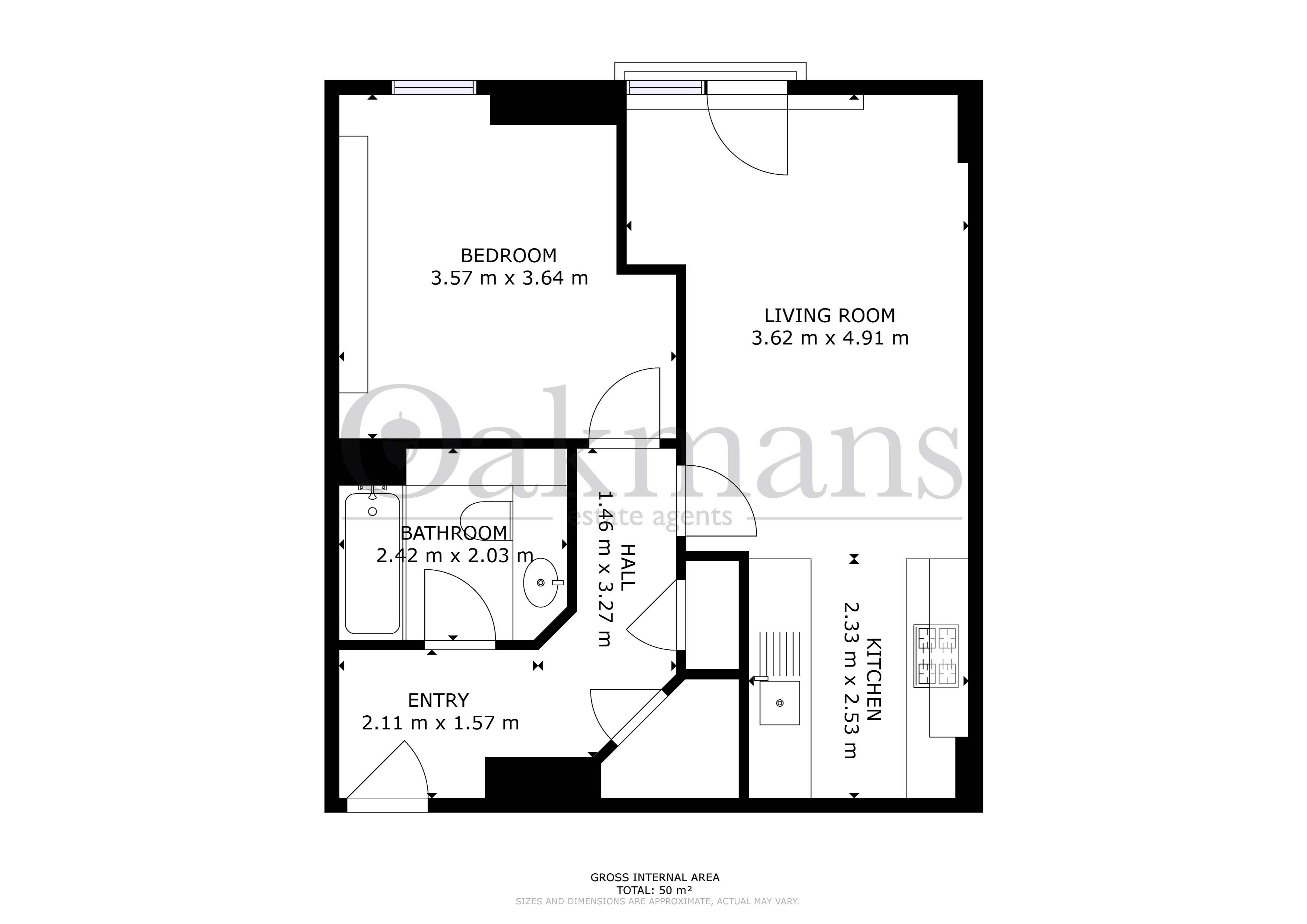 APARTMENT 346, ORION BUILDING, BIRMINGHAM floorplan